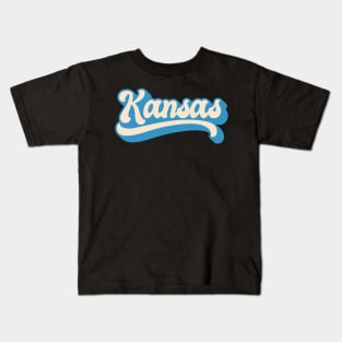 Kansas Retro Kids T-Shirt